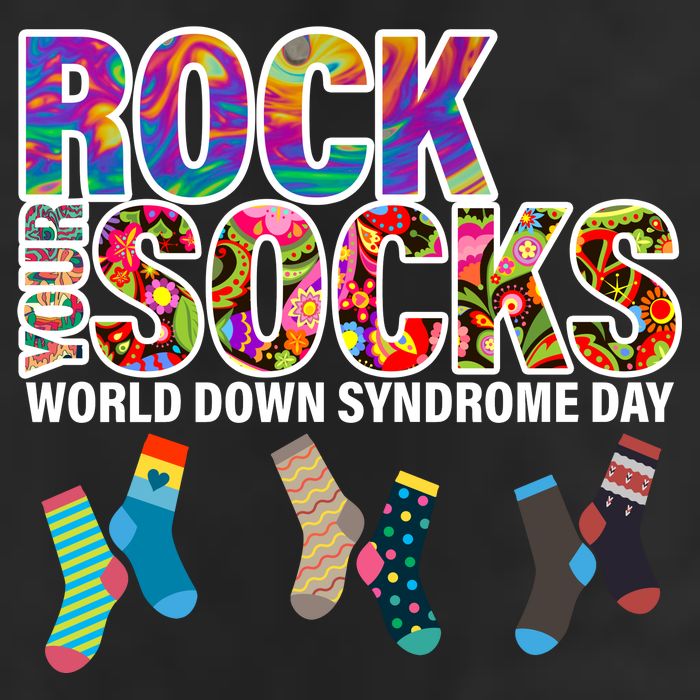 Rock Your Socks World Down Syndrome Day Golf Towel