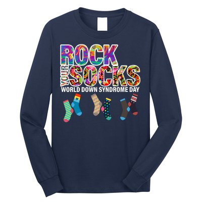 Rock Your Socks World Down Syndrome Day Long Sleeve Shirt