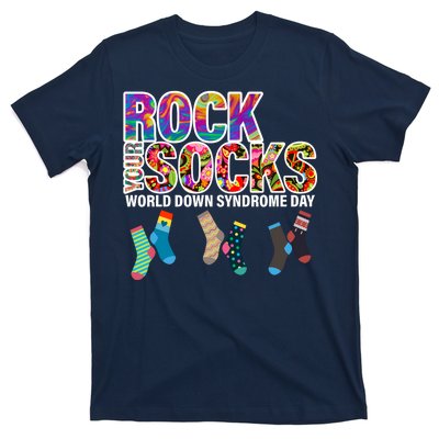 Rock Your Socks World Down Syndrome Day T-Shirt