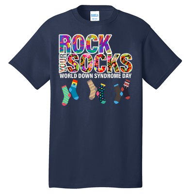 Rock Your Socks World Down Syndrome Day Tall T-Shirt