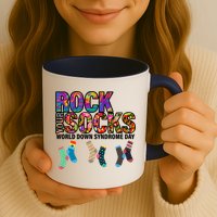 Rock Your Socks World Down Syndrome Day Mug