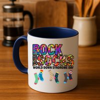 Rock Your Socks World Down Syndrome Day Mug