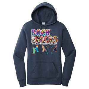 Rock Your Socks World Down Syndrome Day Women's Pullover Hoodie