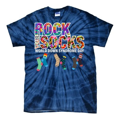 Rock Your Socks World Down Syndrome Day Tie-Dye T-Shirt