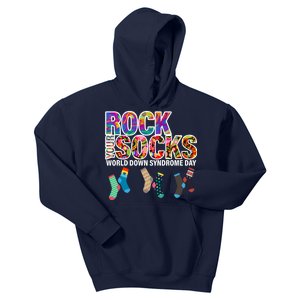 Rock Your Socks World Down Syndrome Day Kids Hoodie