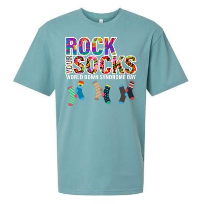 Rock Your Socks World Down Syndrome Day Sueded Cloud Jersey T-Shirt