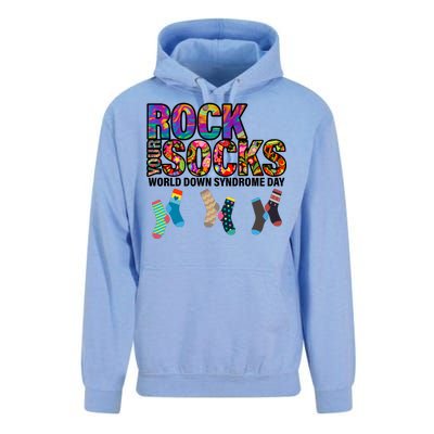 Rock Your Socks World Down Syndrome Day Unisex Surf Hoodie