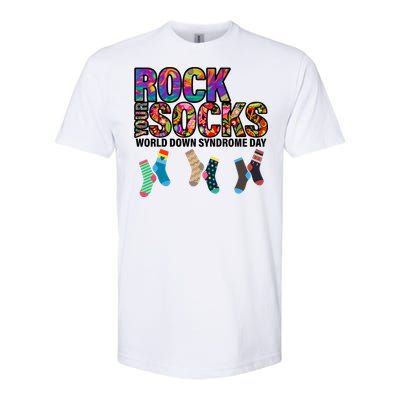 Rock Your Socks World Down Syndrome Day Softstyle CVC T-Shirt