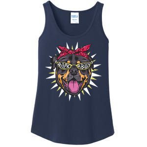 Rockabilly Rottweiler Dog Ladies Essential Tank