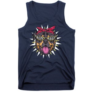 Rockabilly Rottweiler Dog Tank Top