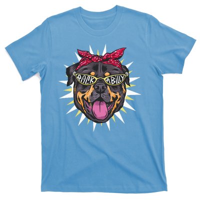 Rockabilly Rottweiler Dog T-Shirt