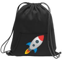 Rocket Sweatshirt Cinch Pack Bag