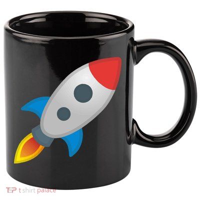 Rocket 11oz C Handle Ceramic Mug