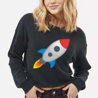 Rocket Cropped Pullover Crew