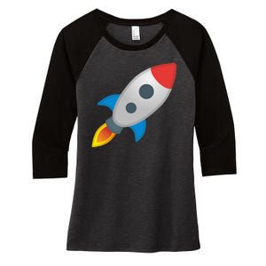 Rocket Women's Tri-Blend 3/4-Sleeve Raglan Shirt