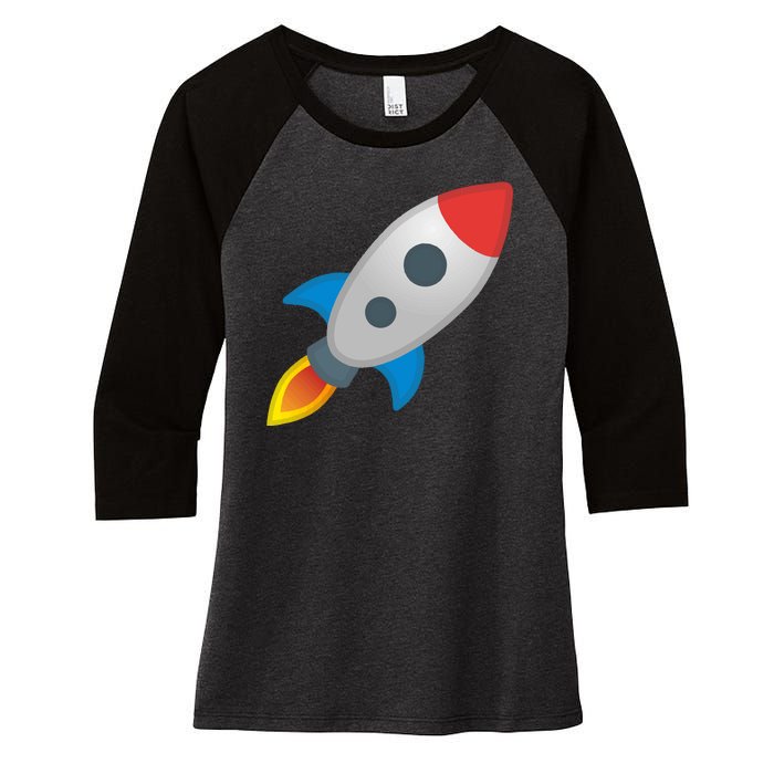 Rocket Women's Tri-Blend 3/4-Sleeve Raglan Shirt