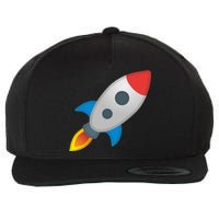 Rocket Wool Snapback Cap