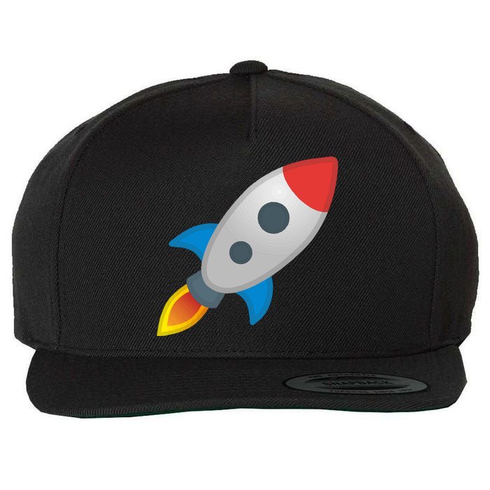 Rocket Wool Snapback Cap