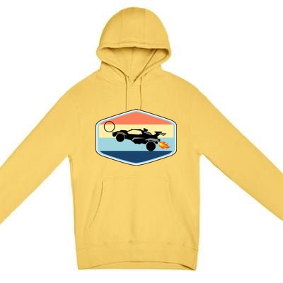 Rocket Socceer Car Badge Premium Pullover Hoodie