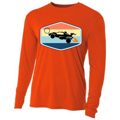 Rocket Socceer Car Badge Cooling Performance Long Sleeve Crew