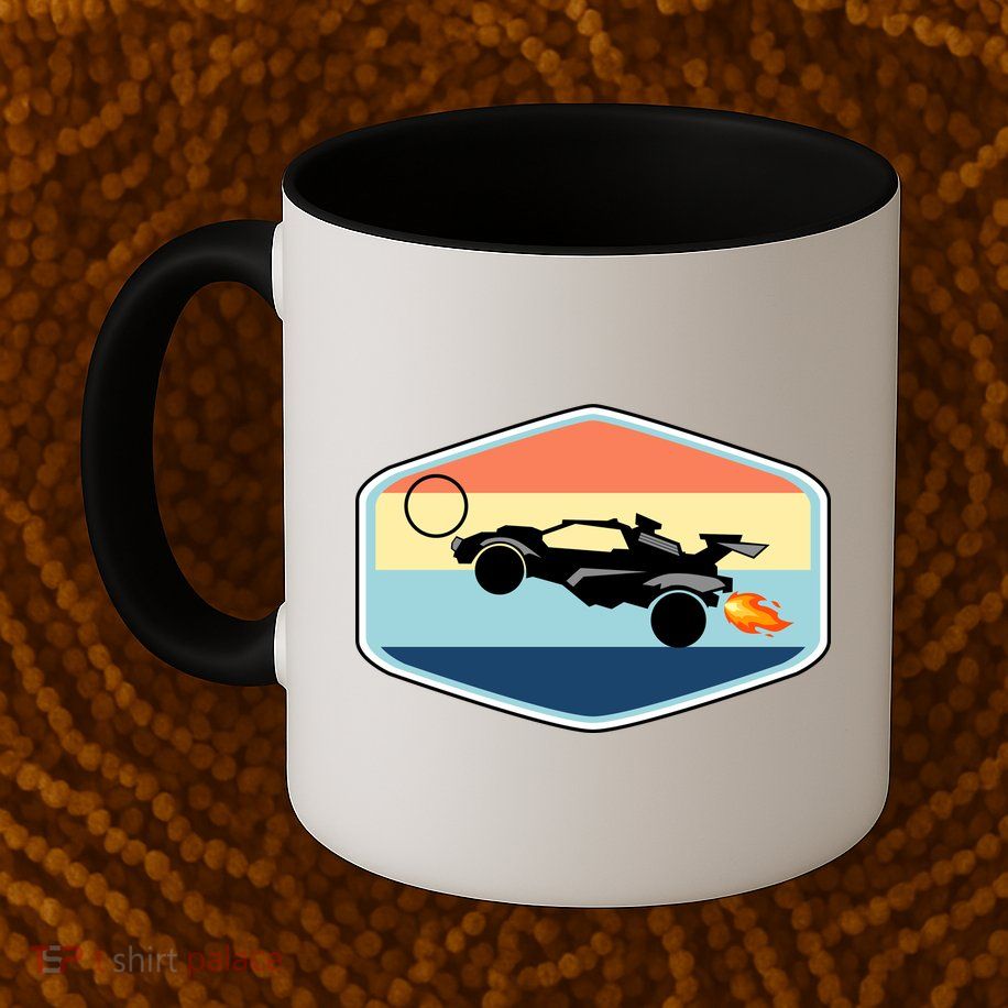 Rocket Socceer Car Badge Mug