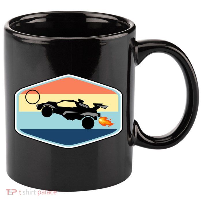 Rocket Socceer Car Badge 11oz C Handle Ceramic Mug