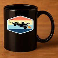 Rocket Socceer Car Badge 11oz C Handle Ceramic Mug