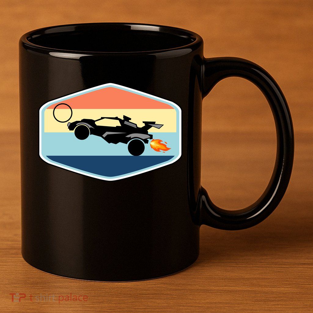 Rocket Socceer Car Badge 11oz C Handle Ceramic Mug
