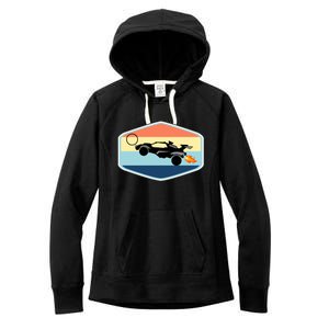 Rocket Socceer Car Badge Women's Fleece Hoodie