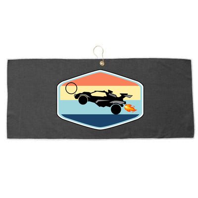 Rocket Socceer Car Badge Large Microfiber Waffle Golf Towel