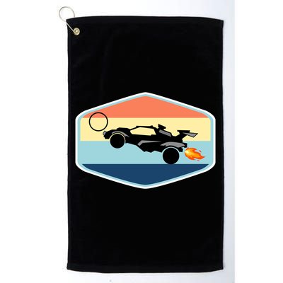 Rocket Socceer Car Badge Golf Towel