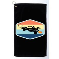 Rocket Socceer Car Badge Golf Towel