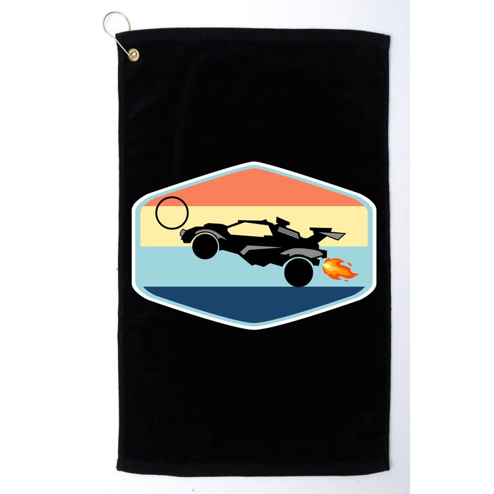 Rocket Socceer Car Badge Golf Towel