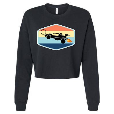 Rocket Socceer Car Badge Cropped Pullover Crew