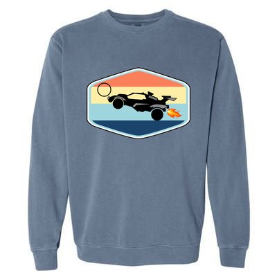 Rocket Socceer Car Badge Garment-Dyed Sweatshirt