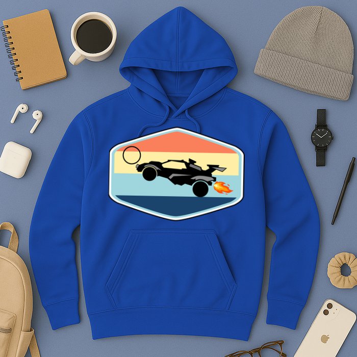 Rocket Socceer Car Badge Hoodie