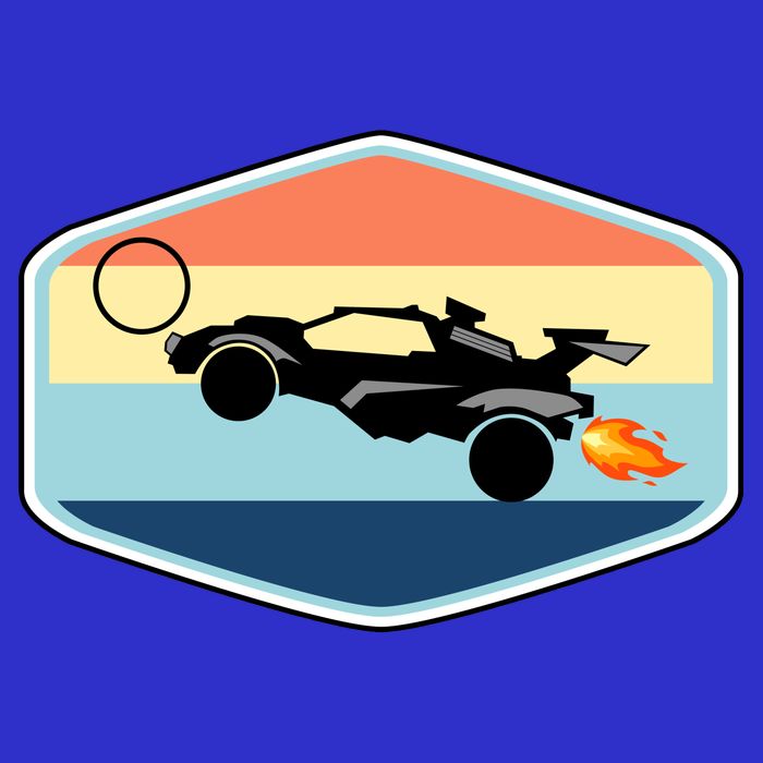 Rocket Socceer Car Badge Apron