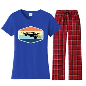 Rocket Socceer Car Badge Women's Flannel Pajama Set