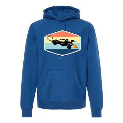 Rocket Socceer Car Badge Premium Hoodie