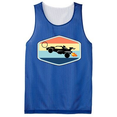 Rocket Socceer Car Badge Mesh Reversible Basketball Jersey Tank