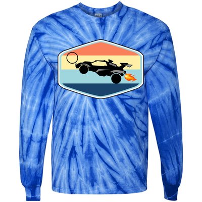 Rocket Socceer Car Badge Tie-Dye Long Sleeve Shirt