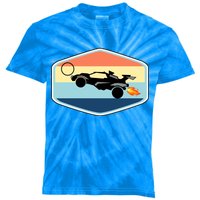 Rocket Socceer Car Badge Kids Tie-Dye T-Shirt