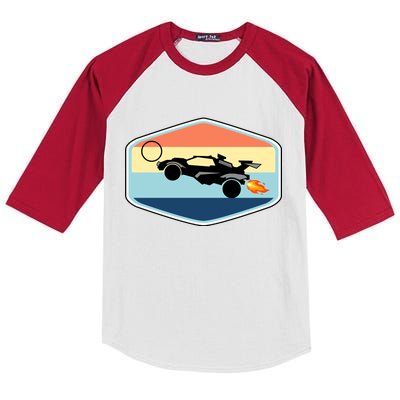 Rocket Socceer Car Badge Kids Colorblock Raglan Jersey