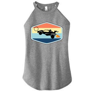 Rocket Socceer Car Badge Women's Perfect Tri Rocker Tank