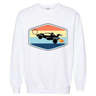 Rocket Socceer Car Badge Garment-Dyed Sweatshirt