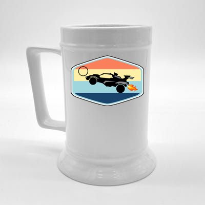 Rocket Socceer Car Badge Beer Stein