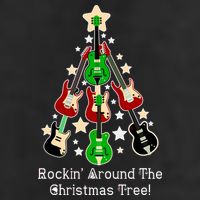 Rockin' Around the Christmas Tree Funny Guitar Beanie