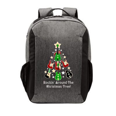 Rockin' Around the Christmas Tree Funny Guitar Vector Backpack