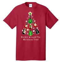 Rockin' Around the Christmas Tree Funny Guitar Tall T-Shirt