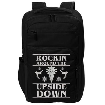 Rockin Around The Upside Down Ugly Christmas Impact Tech Backpack